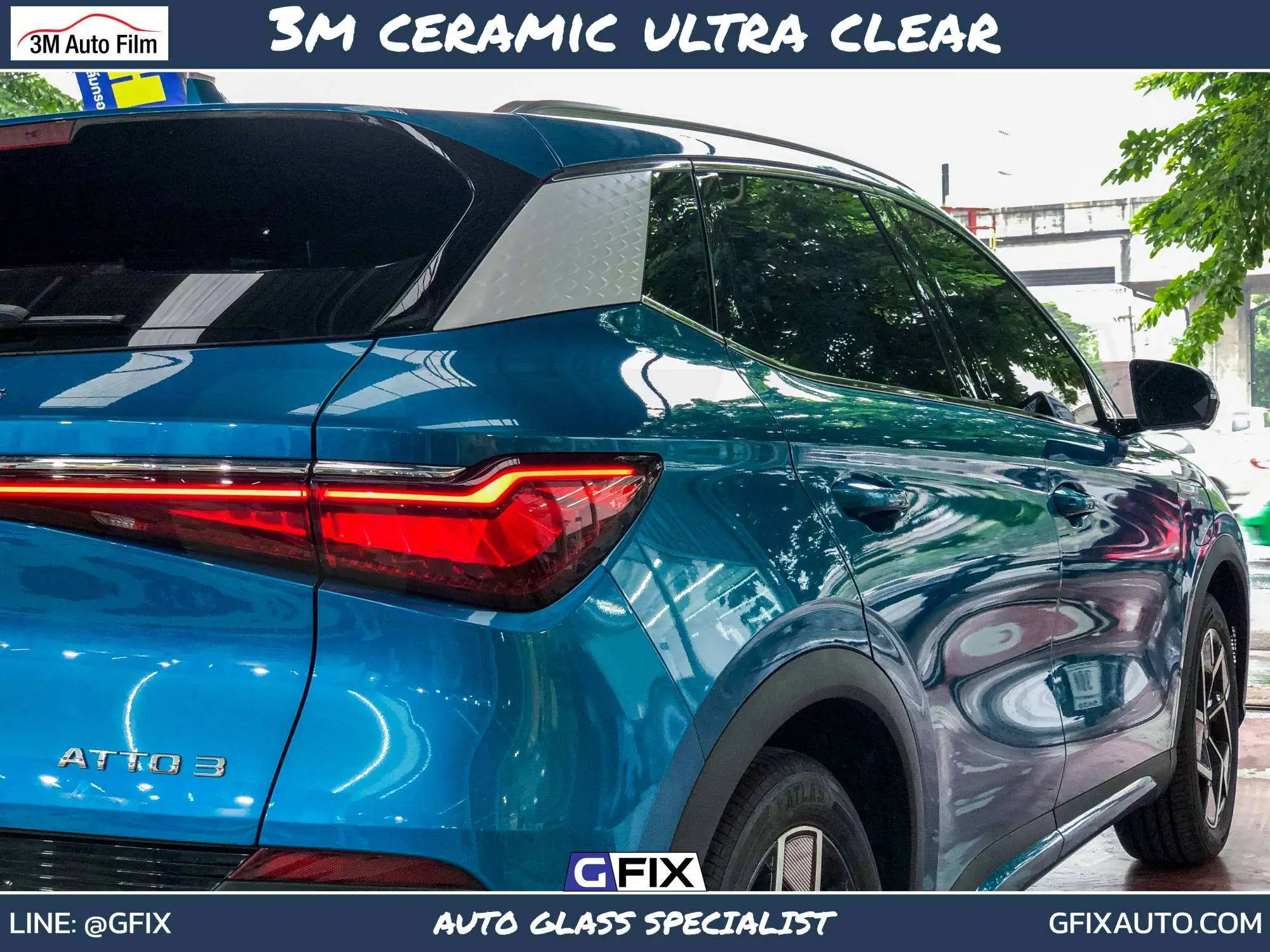 ฟิล์ม 3M รุ่น Ceramic Ultra Clear IR Series