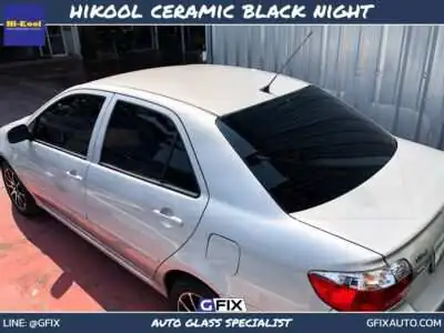 มุมมองภายนอกรถ ฟิล์ม Hi-Kool Ceramic Black Night